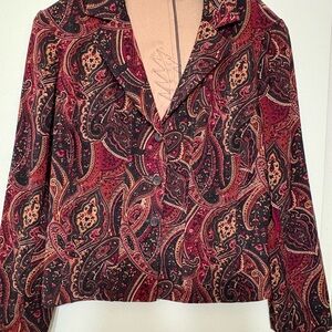 Grateful Dead inspired Paisley Bolt Vintage Blazer Jacket